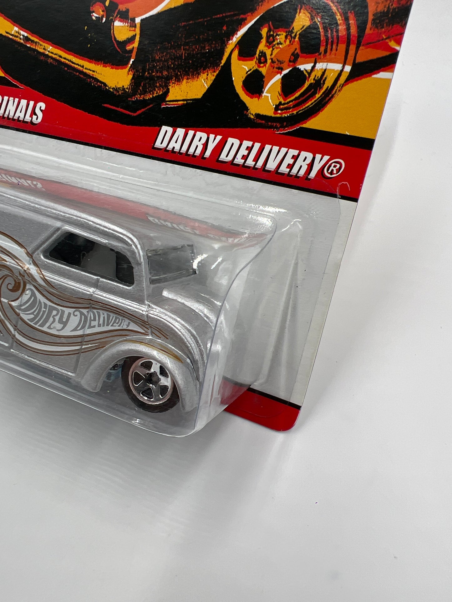 Hot Wheels Since 68 Originals #1 Dairy Delivery Silver W/Protector VHTF