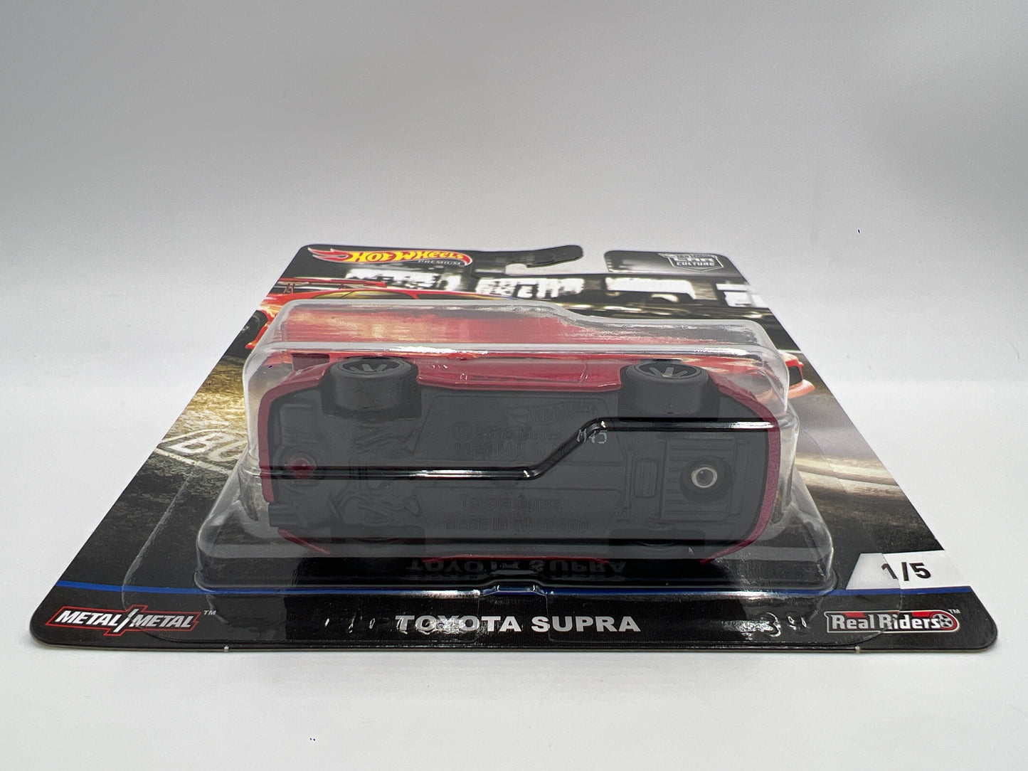 Hot Wheels Premium Cruise Boulevard #1 Toyota Supra Red W/Protector
