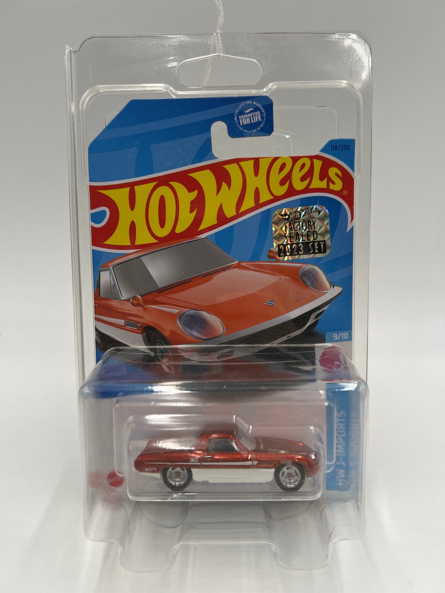 2023 Hot Wheels Factory Sealed Super Treasure Hunt #118 1968 Mazda Cosmo Sport Orange W/Protector