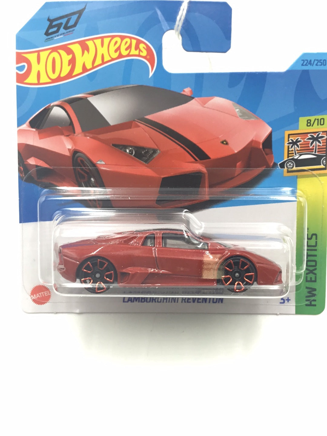 2023 hot wheels N Case Short Card #224 Lamborghini Reventon W9