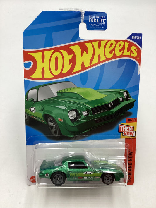 2022 Hot wheels #248 Green 81 Camaro 14H