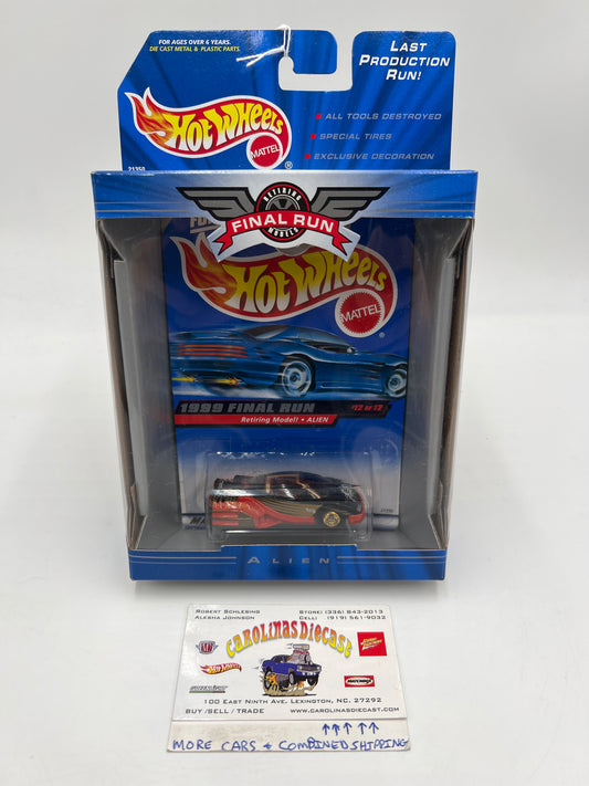 1999 Hot Wheels Final Run #12 Alien W/Real Riders