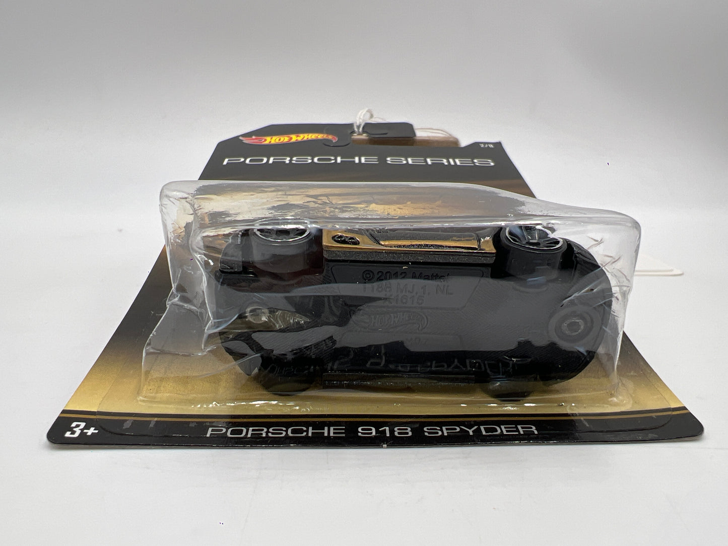 Hot Wheels Walmart Exclusive Porsche Series #2 Porsche 918 Spyder Black Bad Blister 158D
