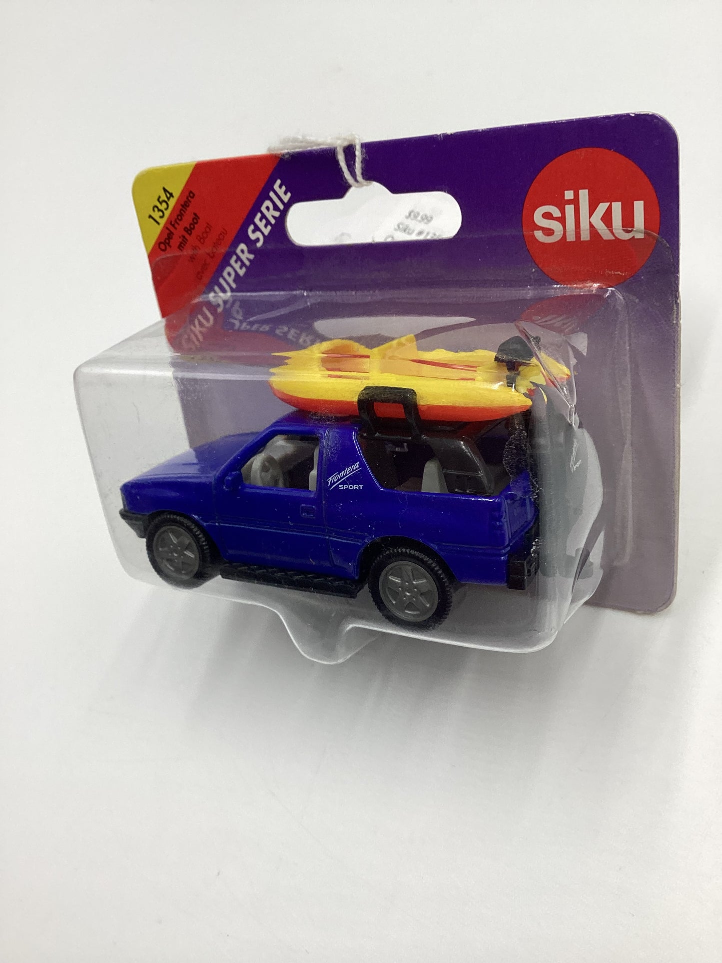 Siku #1354 Opel Frontera with Boat Blue SR