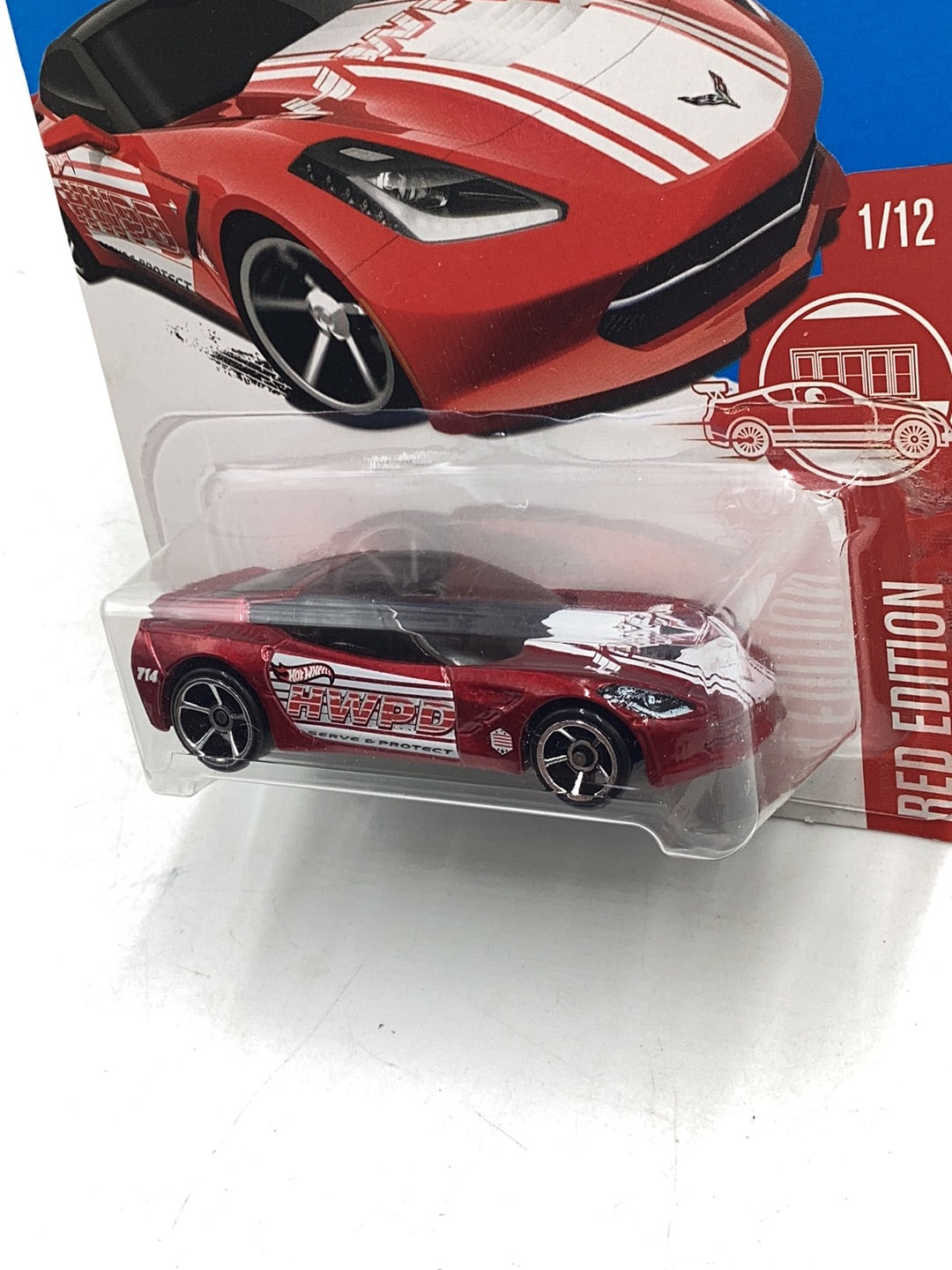 2017 Hot Wheels Red edition 14 Corvette Stingray