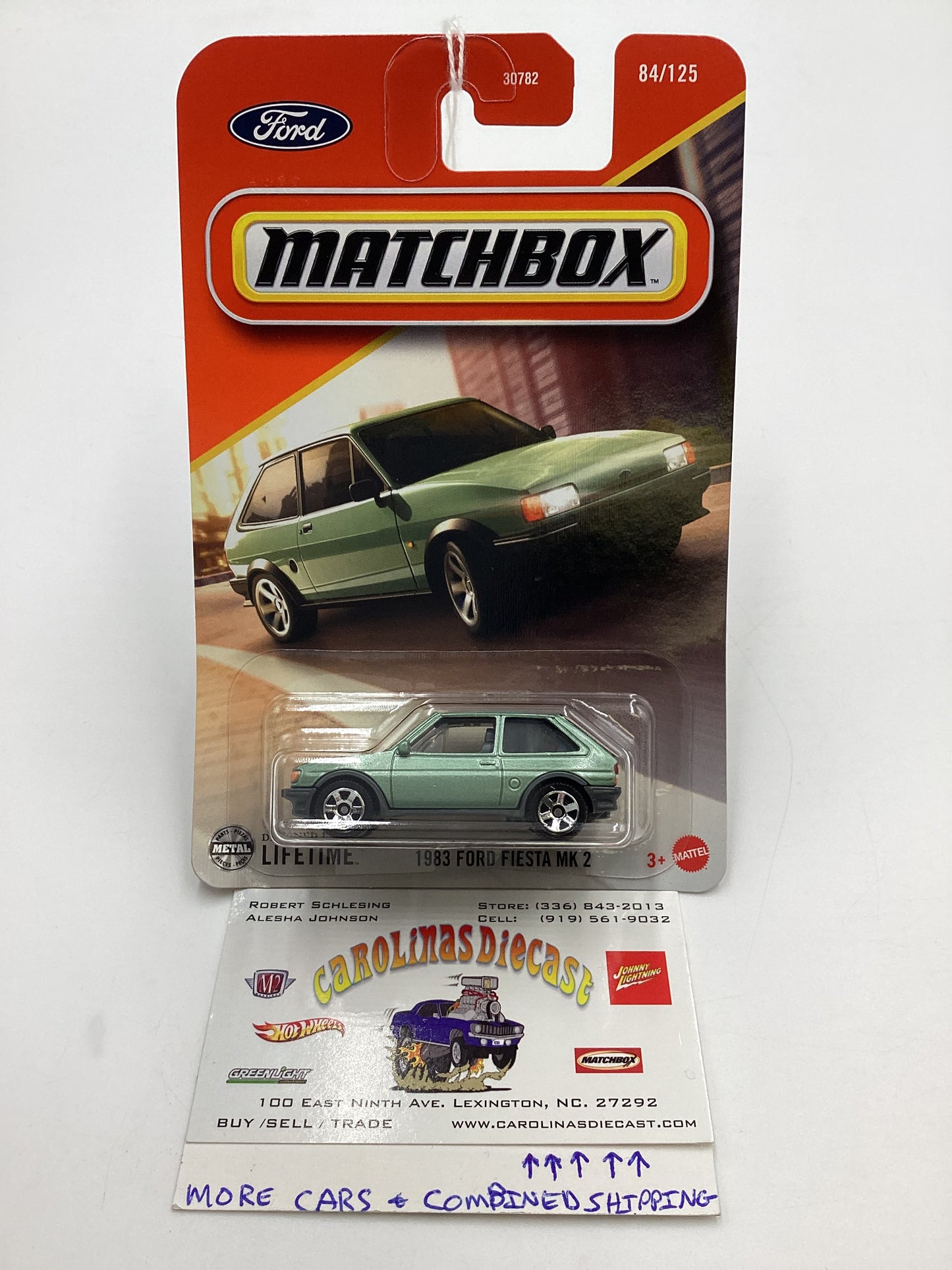 2025 Matchbox #84 1983 Ford Fiesta MK 2 Green