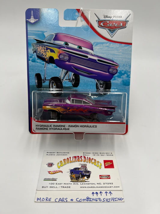 Disney Pixar Cars Ramones Body Shop Hydraulic Ramone Blue Desert Card 139A
