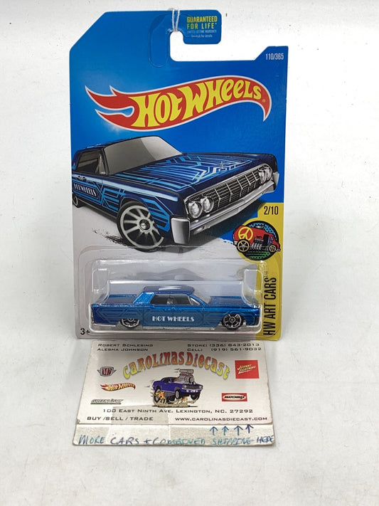 2017 Hot Wheels #110 1964 Lincoln Continental 57C