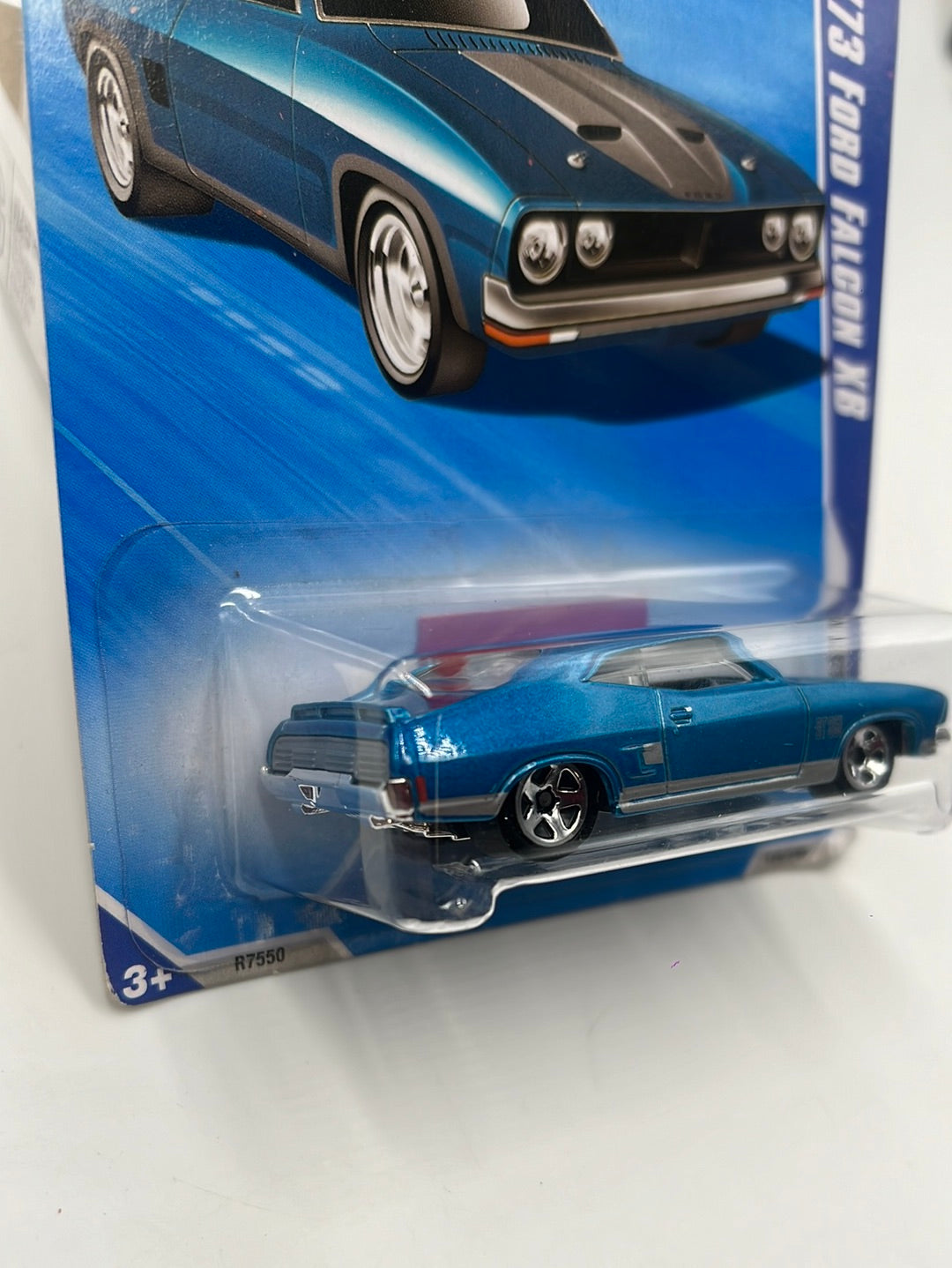 2010 Hot Wheels All Stars '73 Ford Falcon XB Blue Keys to Speed