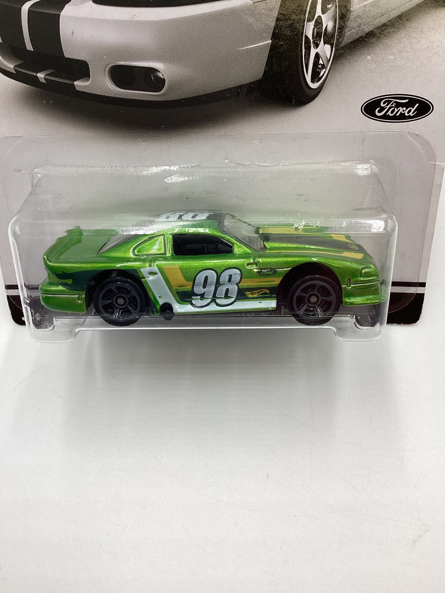 Hot Wheels Mustang 50 Years #5 03 Ford Mustang Cobra Green 153D