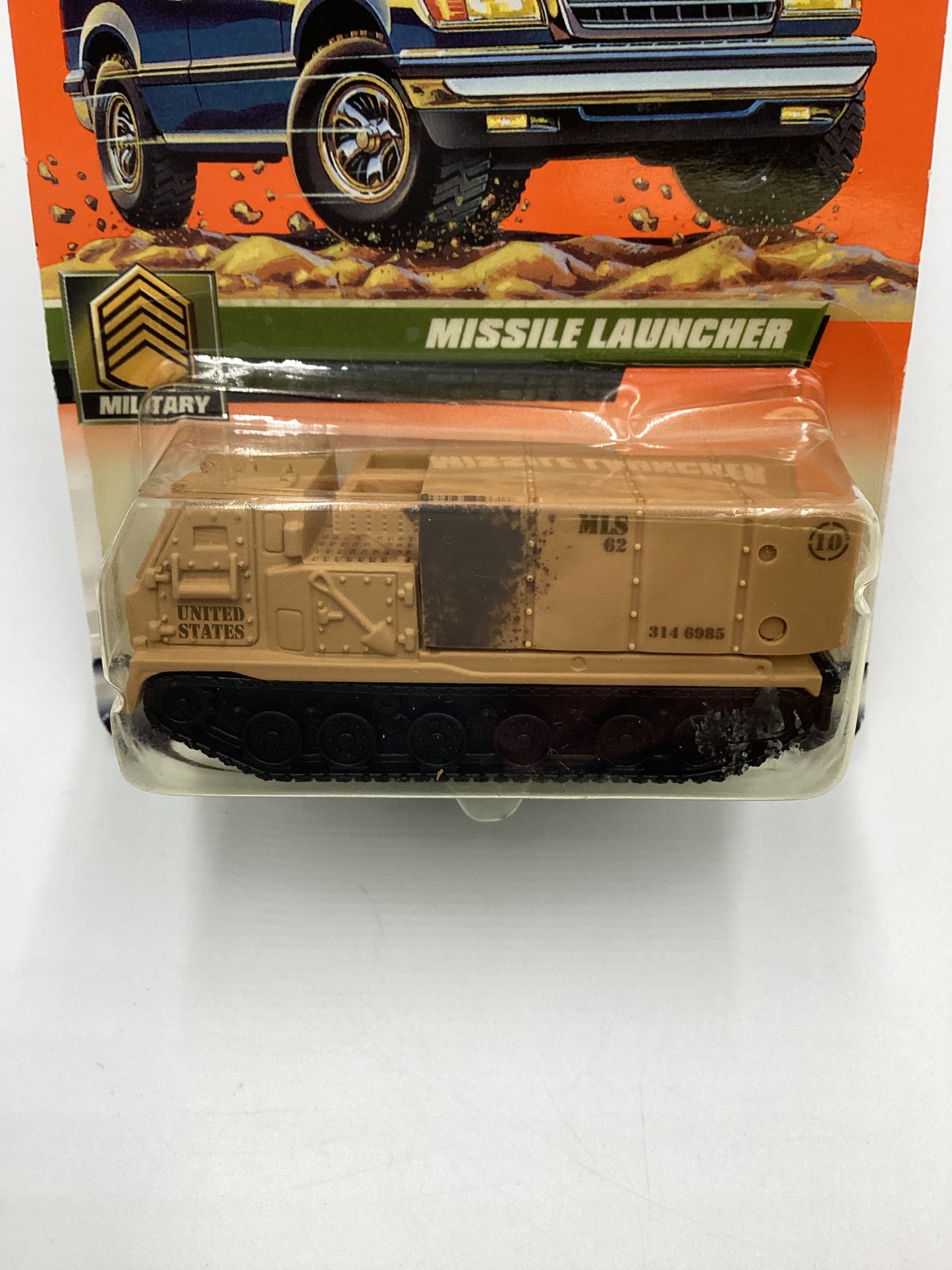 2000 Matchbox #52 Missile Launcher Tan 208D