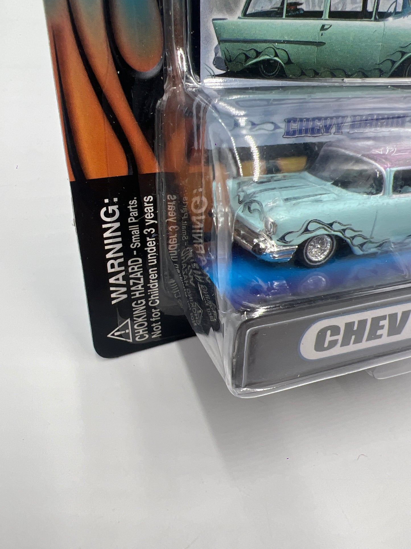 Muscle Machines West Coast Choppers Jesse James Chevy Wagon Light Blue 215A