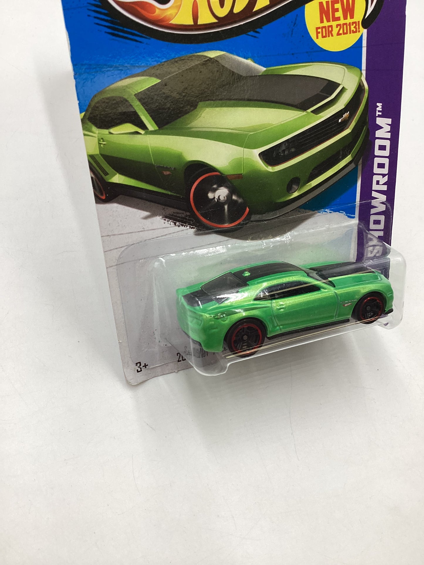 2013 Hot wheels #194 Green 2013 Hot Wheels Chevy Camaro Special Edition 7G