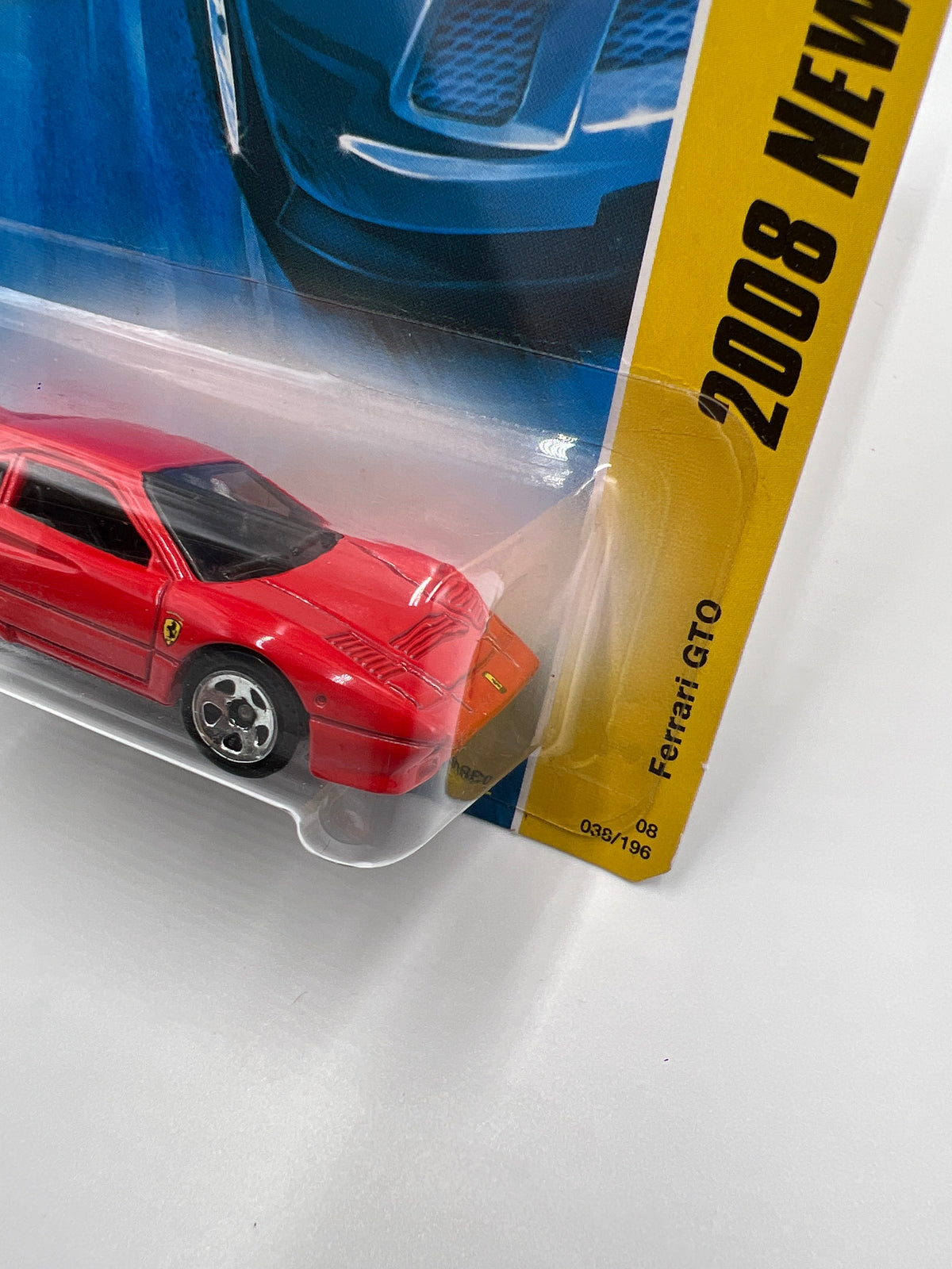 Hot Wheels Ferrari GTO Rossa Personalizzata – Modello 1:64 Con Ruote Real Riders, 2007 - Foto 5