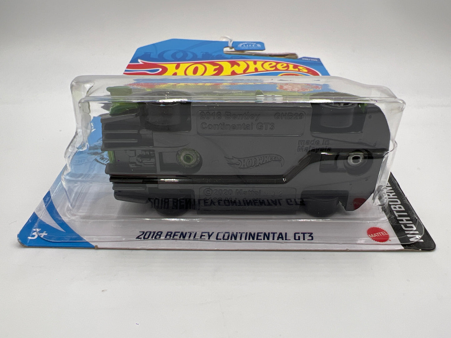 2020 Hot Wheels Nightburnerz #246 2018 Bentley Continental GT3 Green 79G