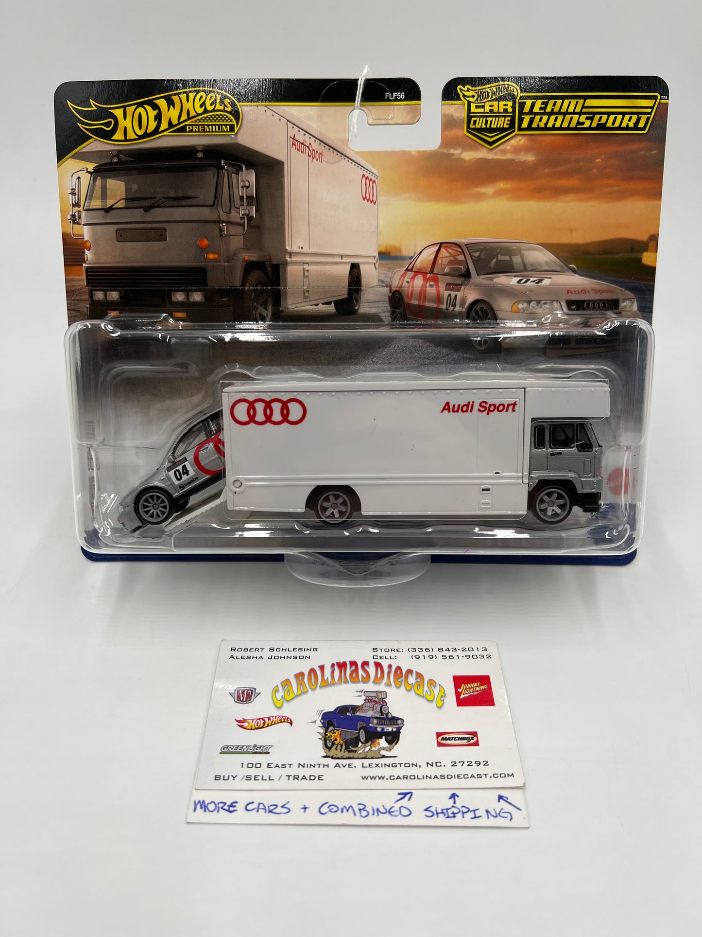 Hot Wheels Team Transport #77 Audi S4 Quattro & Fleet Flyer 281G