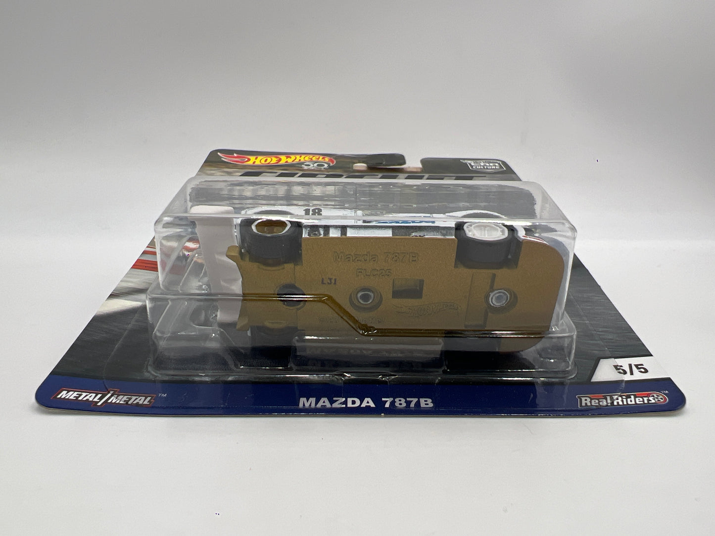 2018 Hot Wheels Car Culture Premium Circuit Legends #5 Mazda 787B White W/Protector