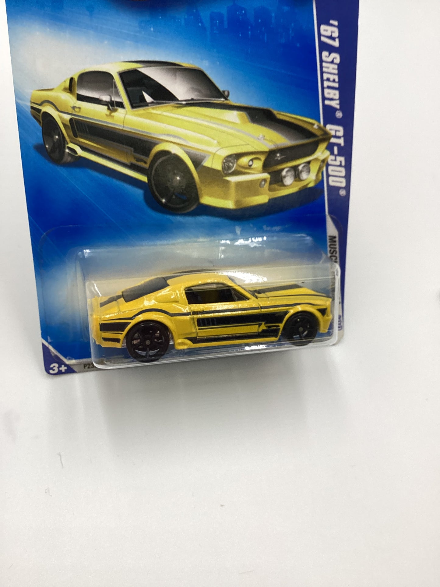 2009 Hot Wheels #078 67 Shelby GT-500 Yellow 23F