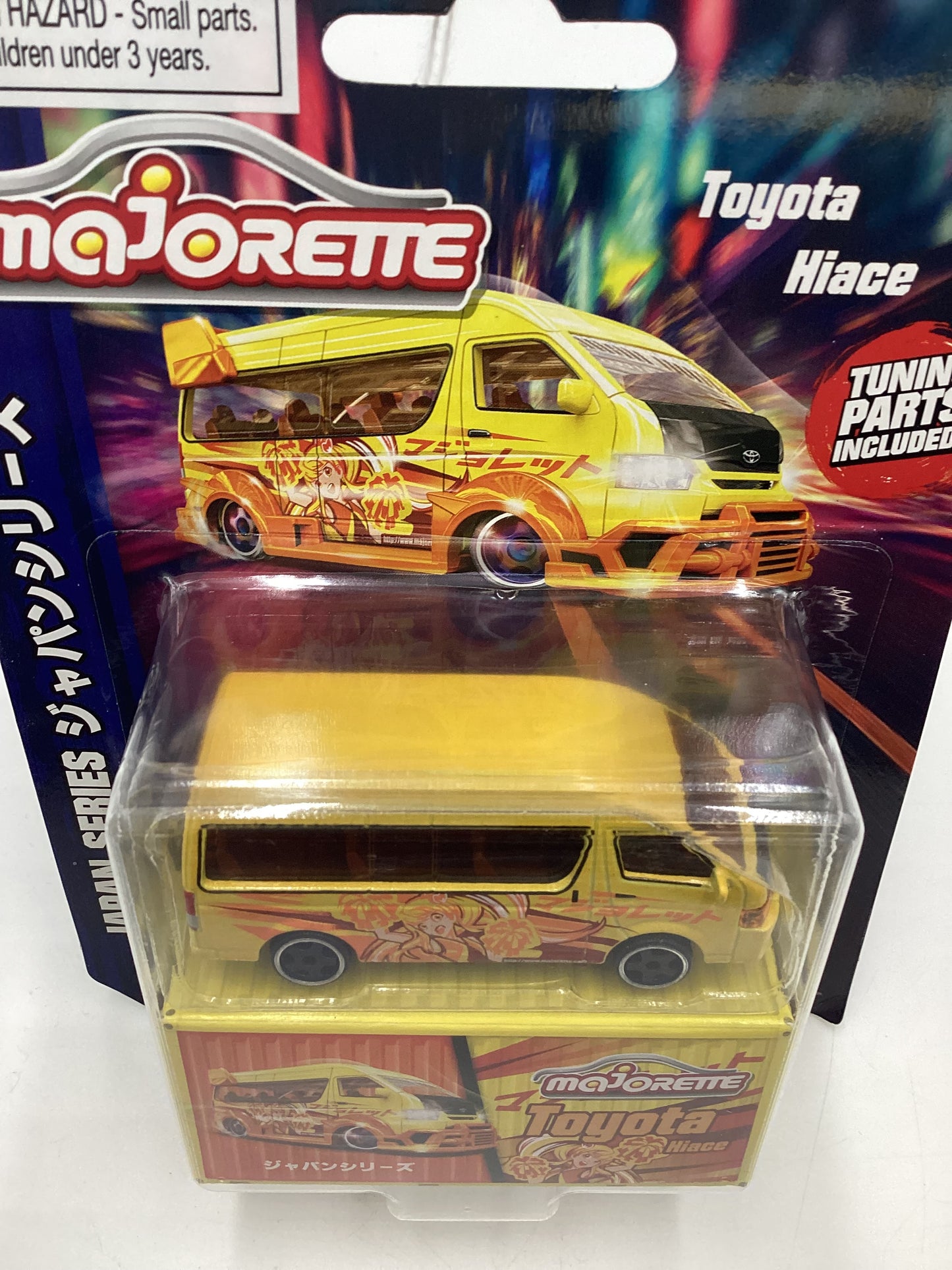 2024 Majorette Japan Series Toyota Hiace Yellow 110E