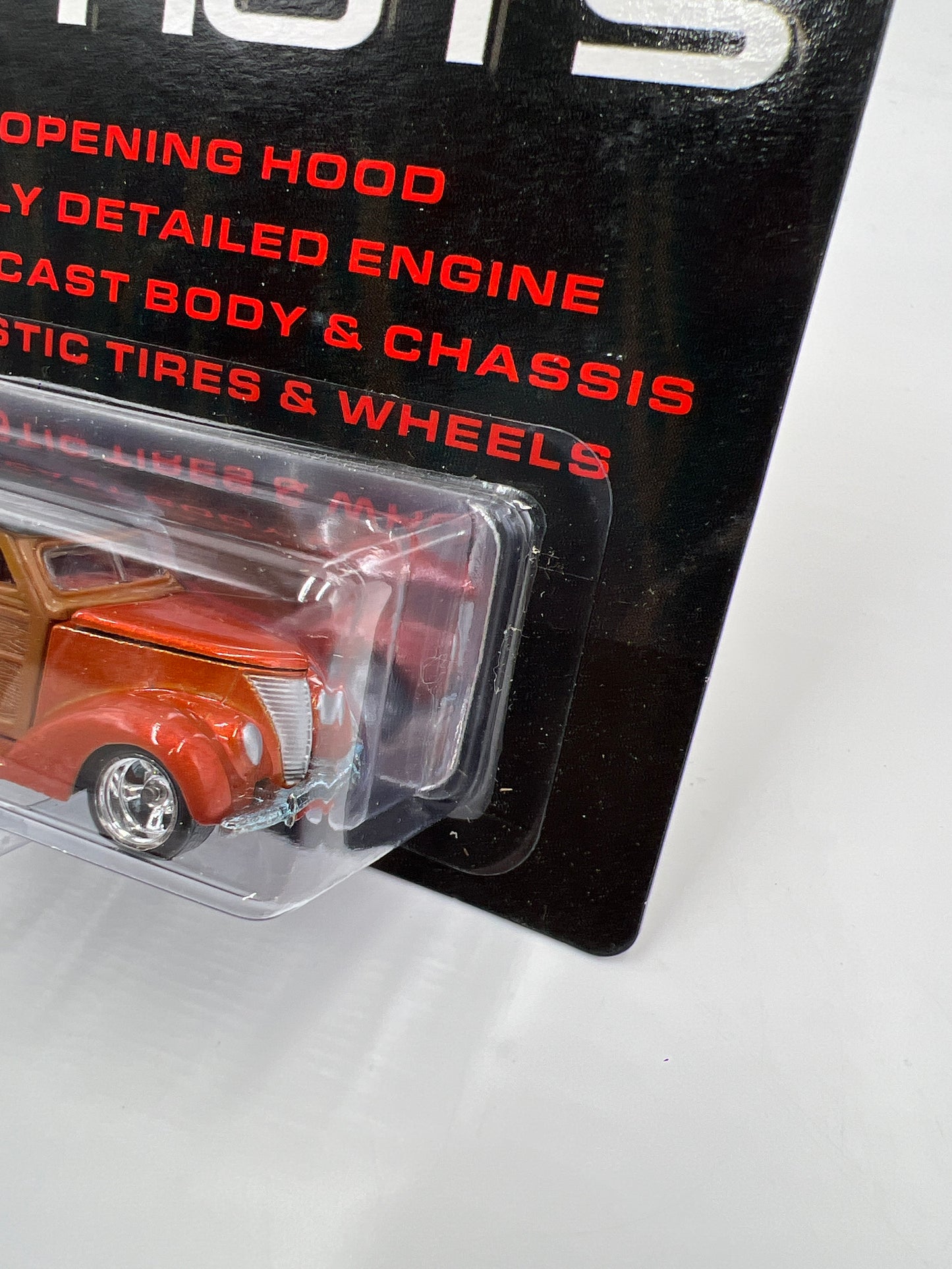 Hot Wheels Premium Ultra Hots 37 Ford Woody Orange 245L