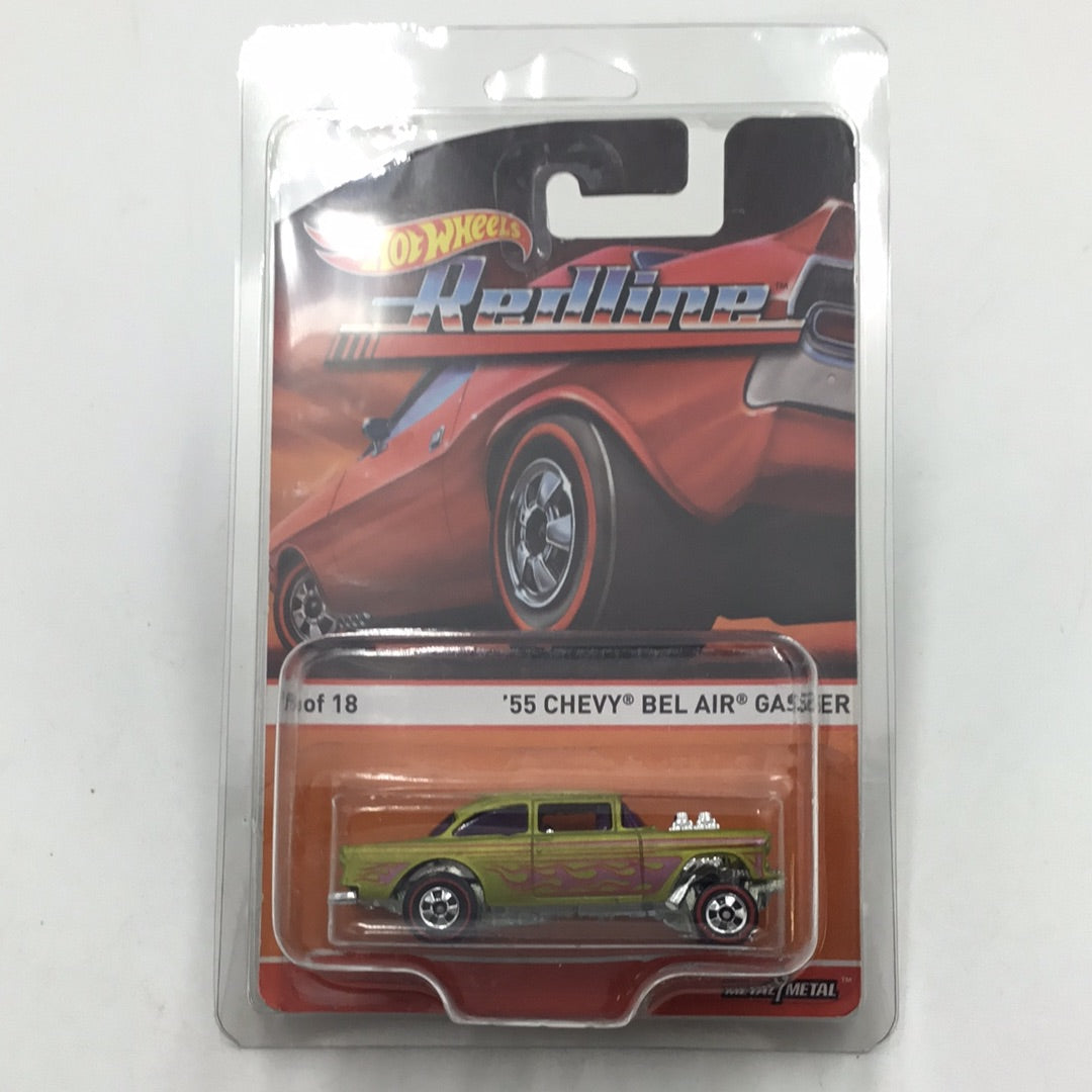 Hot wheels redline 1955 Chevy Bel Air Gasser 5 of 18 with protector