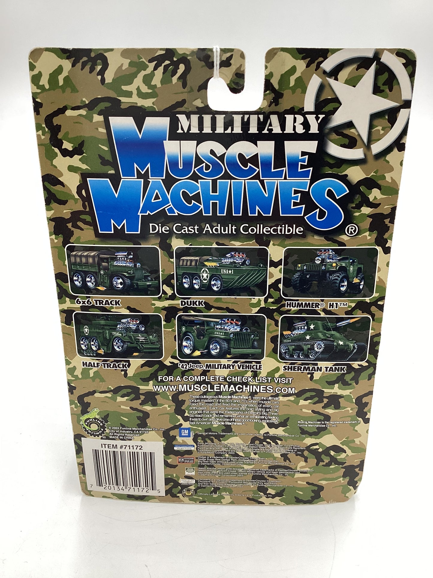 Military Muscle Machines  MMM03-14 Hummer H1 Tan (SR)