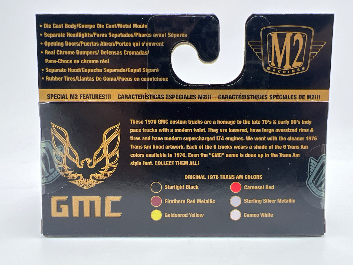 M2 Machines S74 1/3600 1976 GMC Sierra Grande 15 Custom Dark Red