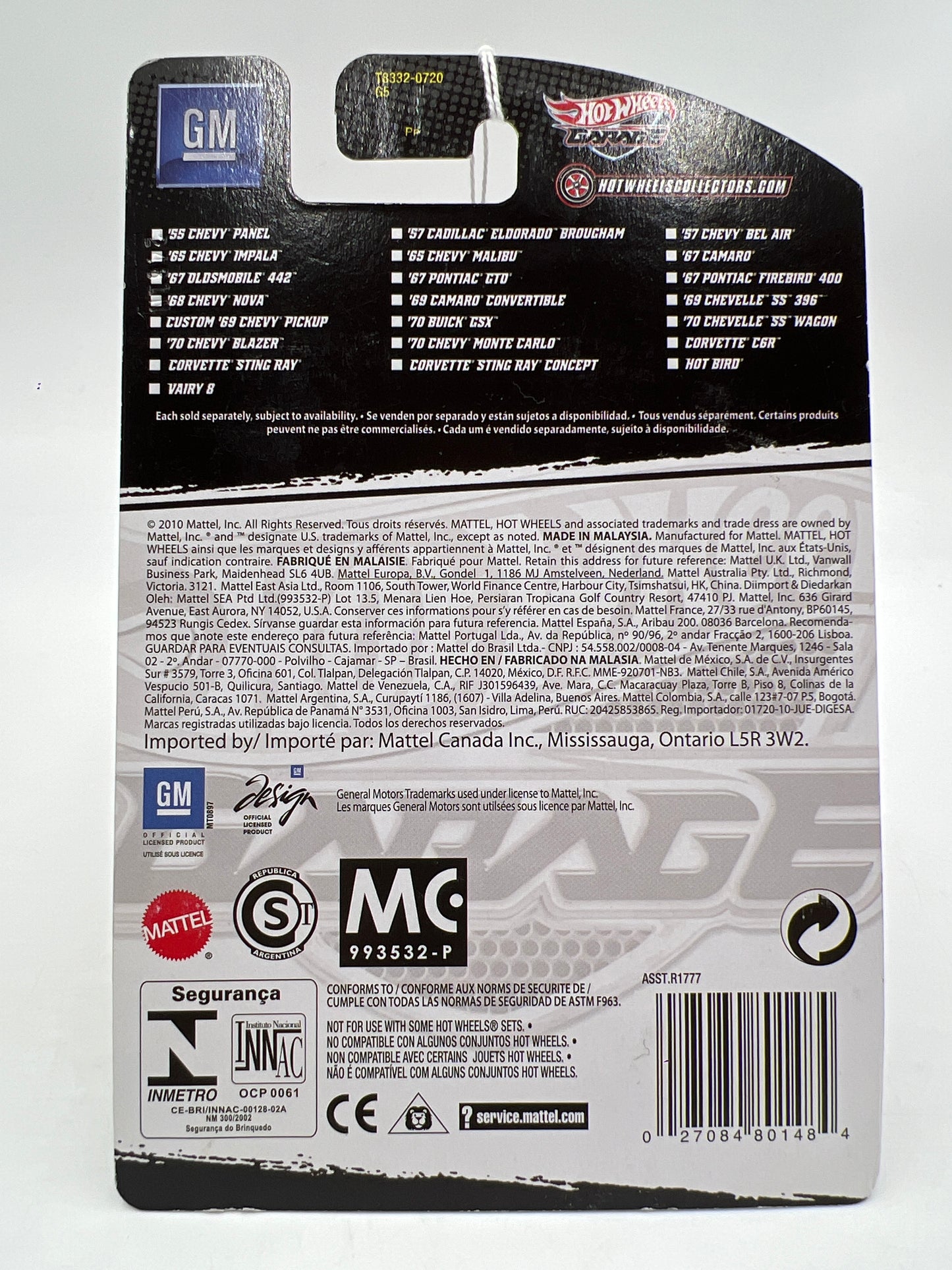 Hot Wheels Premium Garage GM Series #18 67 Pontiac Firebird 400 Gold