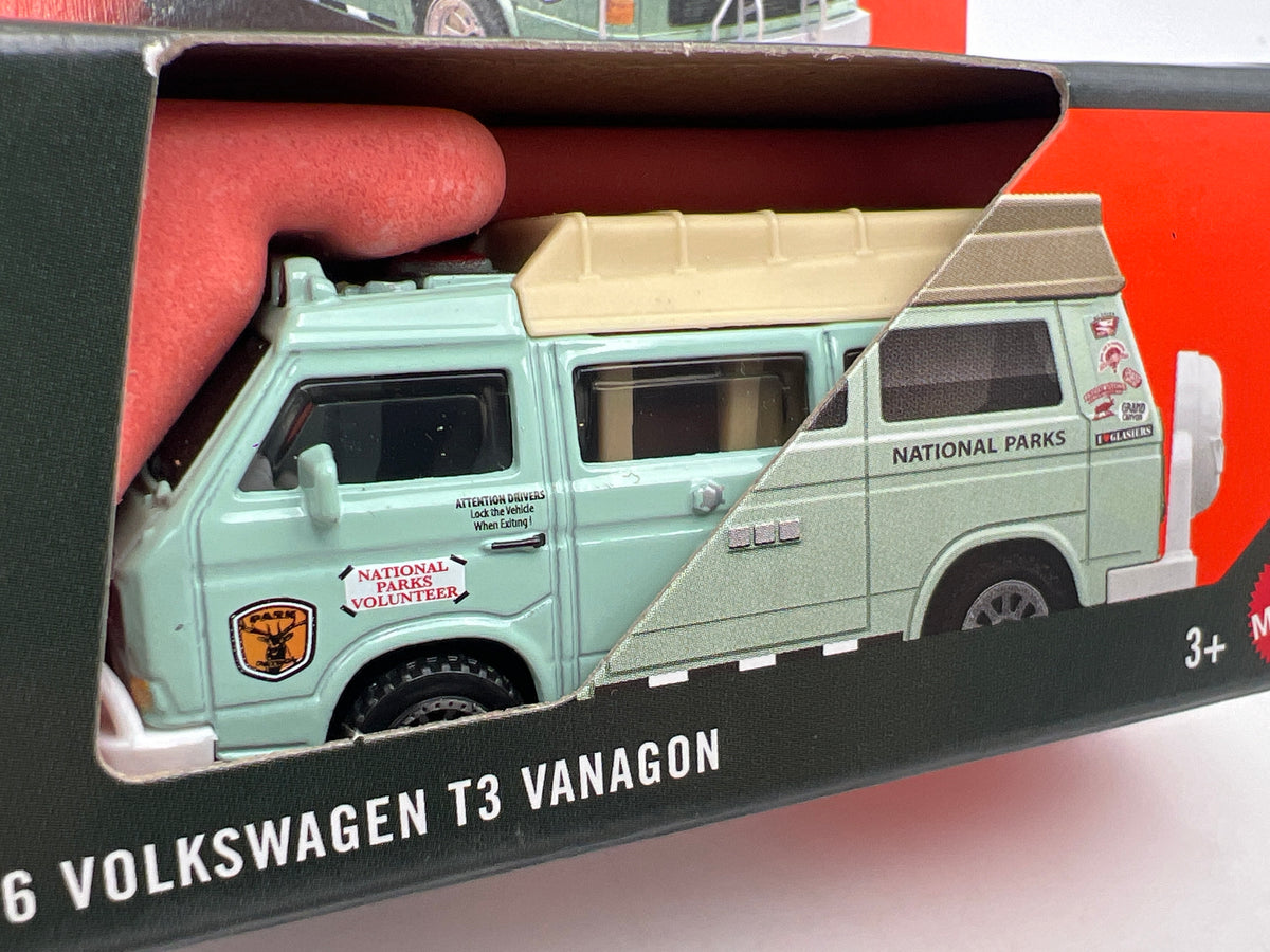 2026 Matchbox Moving Parts #25 1986 Volkswagen T3 Vanagon National Parks 217A
