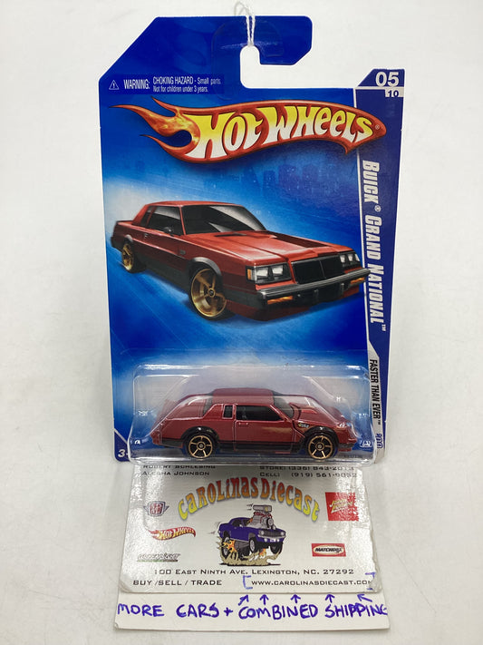 2009 Hot Wheels #131 Buick Grand National Red 46A