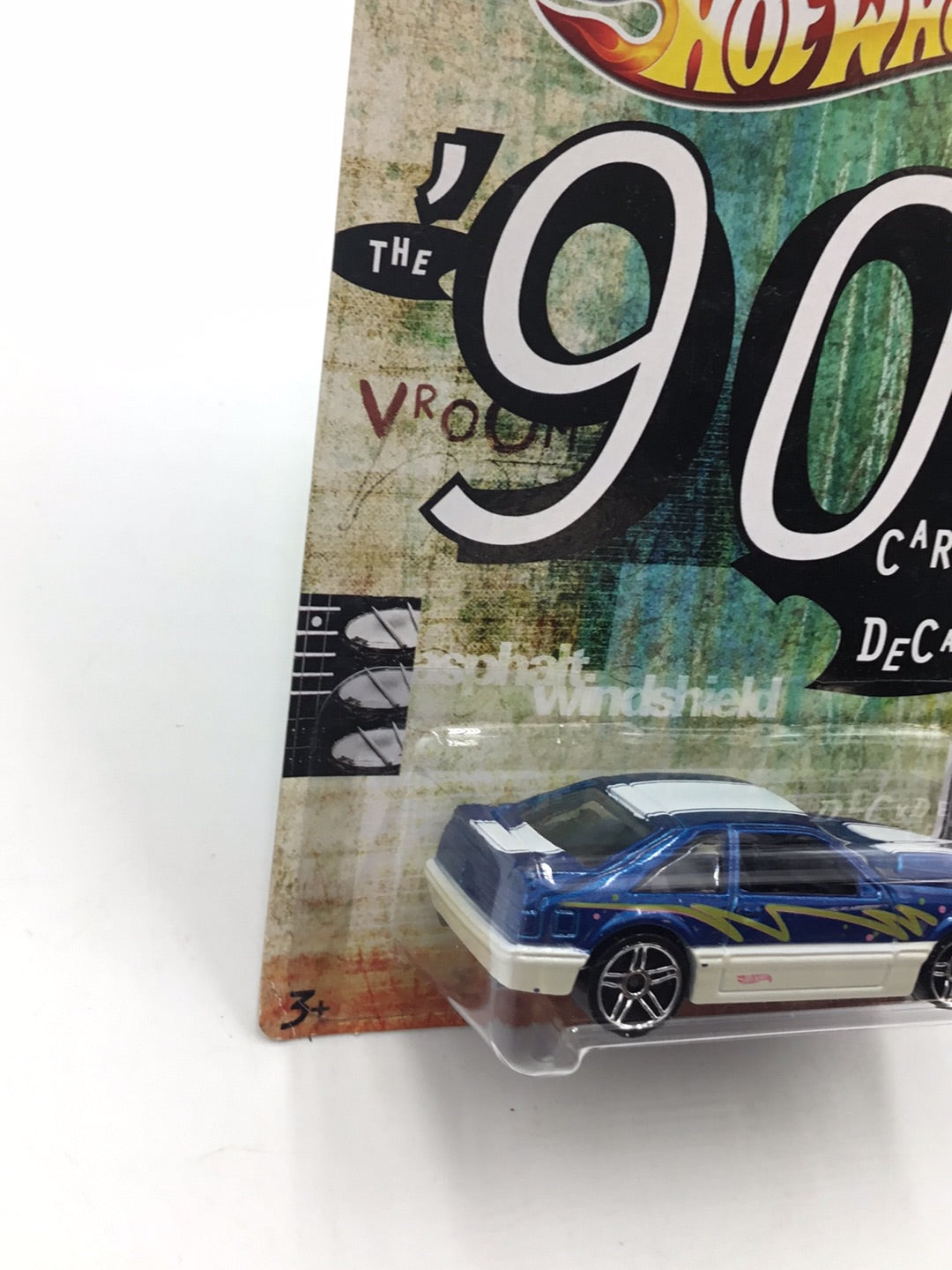 Hot wheels cars of the decades #25 1992 Ford Mustang with protector