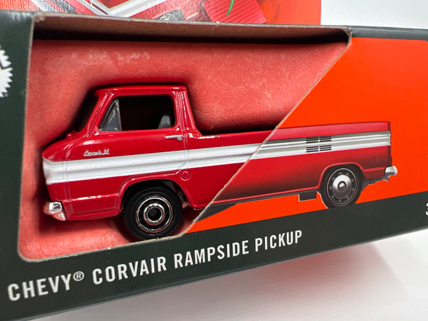 2025 Matchbox Moving Parts #16 1961 Chevy Corvair Rampside Pickup Red 167G