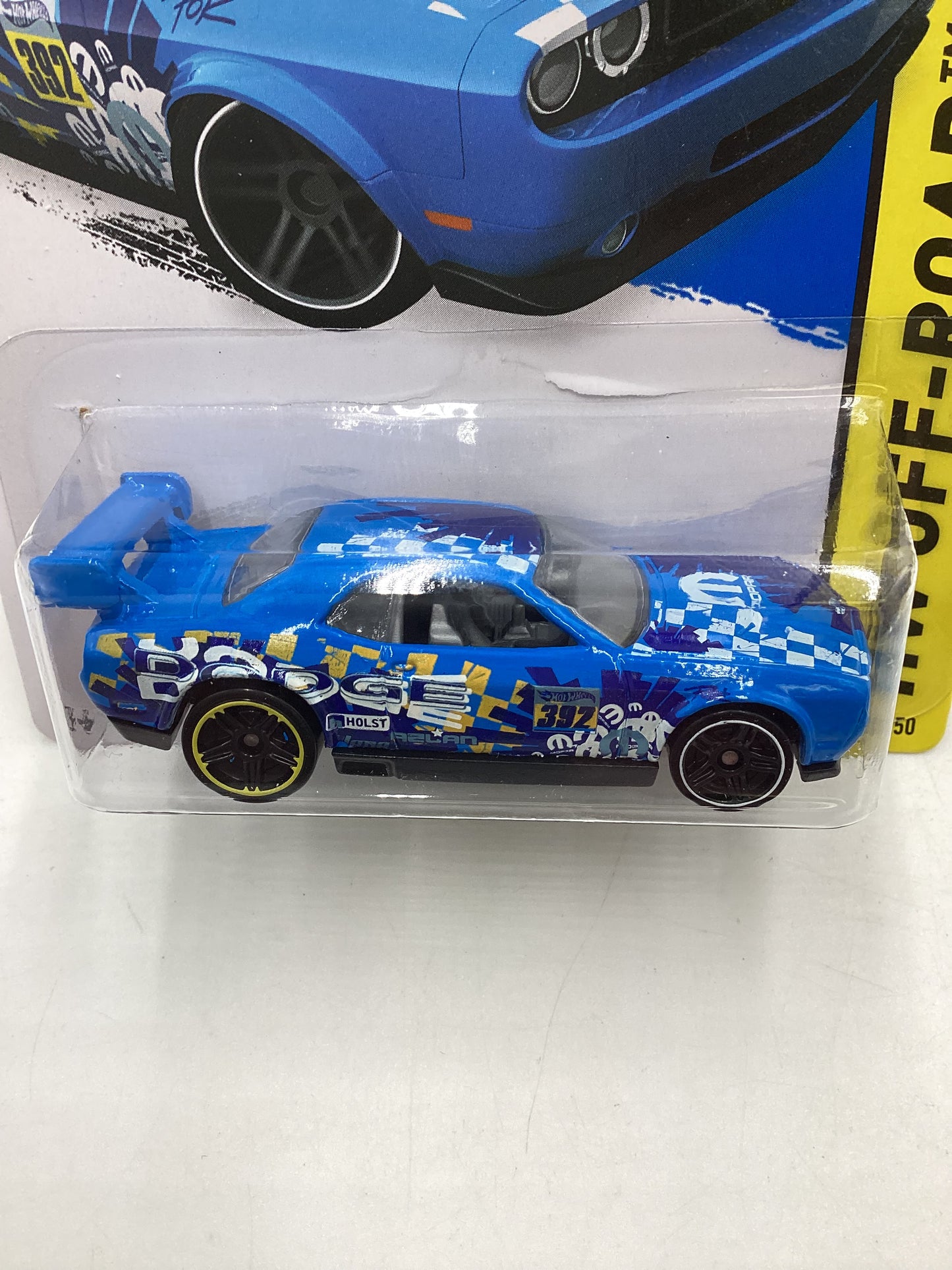 2015 Hot Wheels Kmart Exclusive #107 Dodge Challenger Drift Car Blue 234H