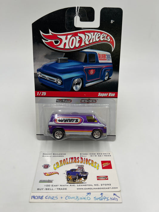 Hot Wheels Slick Rides #1 Super Van Wynns Purple 242E
