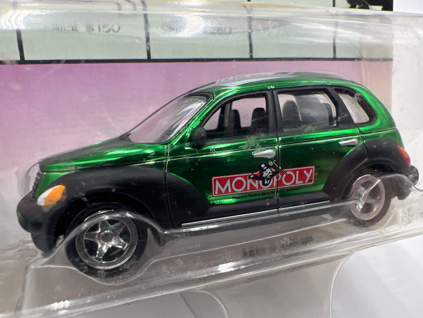 Johnny Lightning Monopoly KB Toys Exclusive 01 Chrysler PT Cruiser Green Chrome 227E