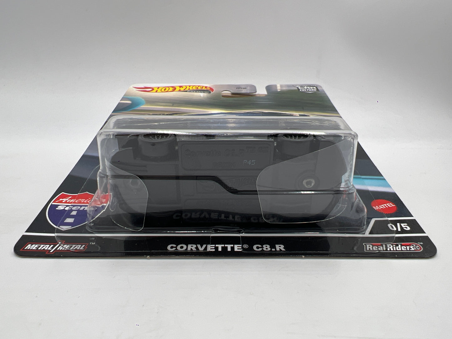 Hot Wheels Premium Car Culture American Scene CHASE #0 Corvette C8.R Black W/Protector
