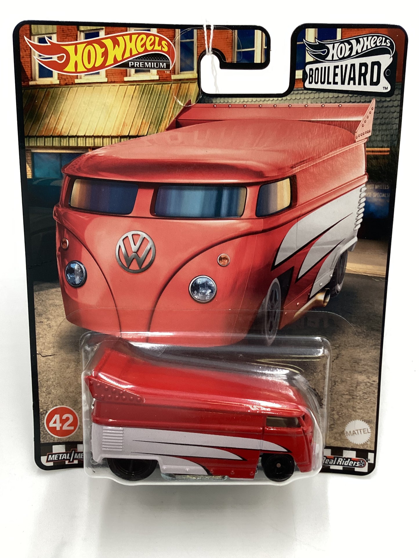 Hot Wheels Boulevard #42 Volkswagen Drag Bus Red/White 265D