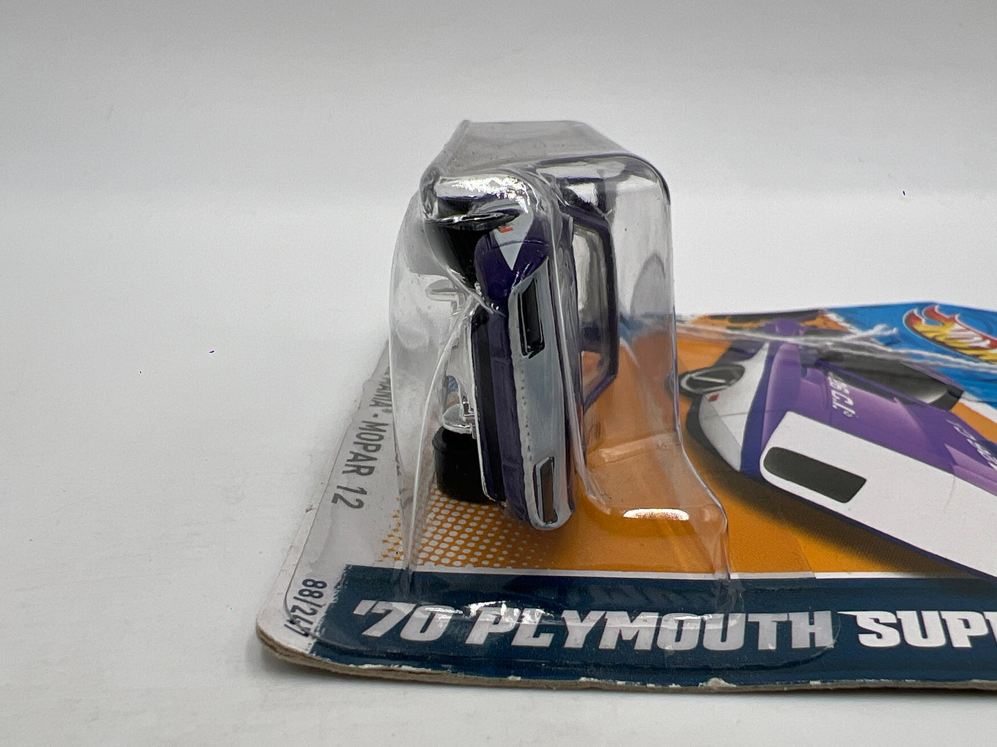 2012 Hot Wheels Short Card Muscle Mania Mopar #88 70 Plymouth Superbird Purple