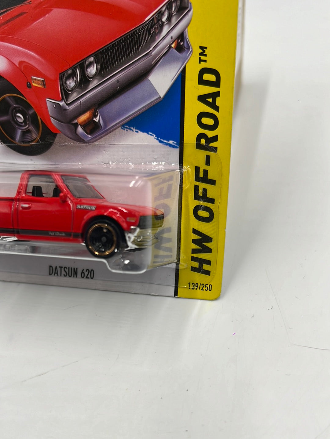 2014 Hot Wheels #139 HW Off-Road 72 Datsun 620 Red 88B