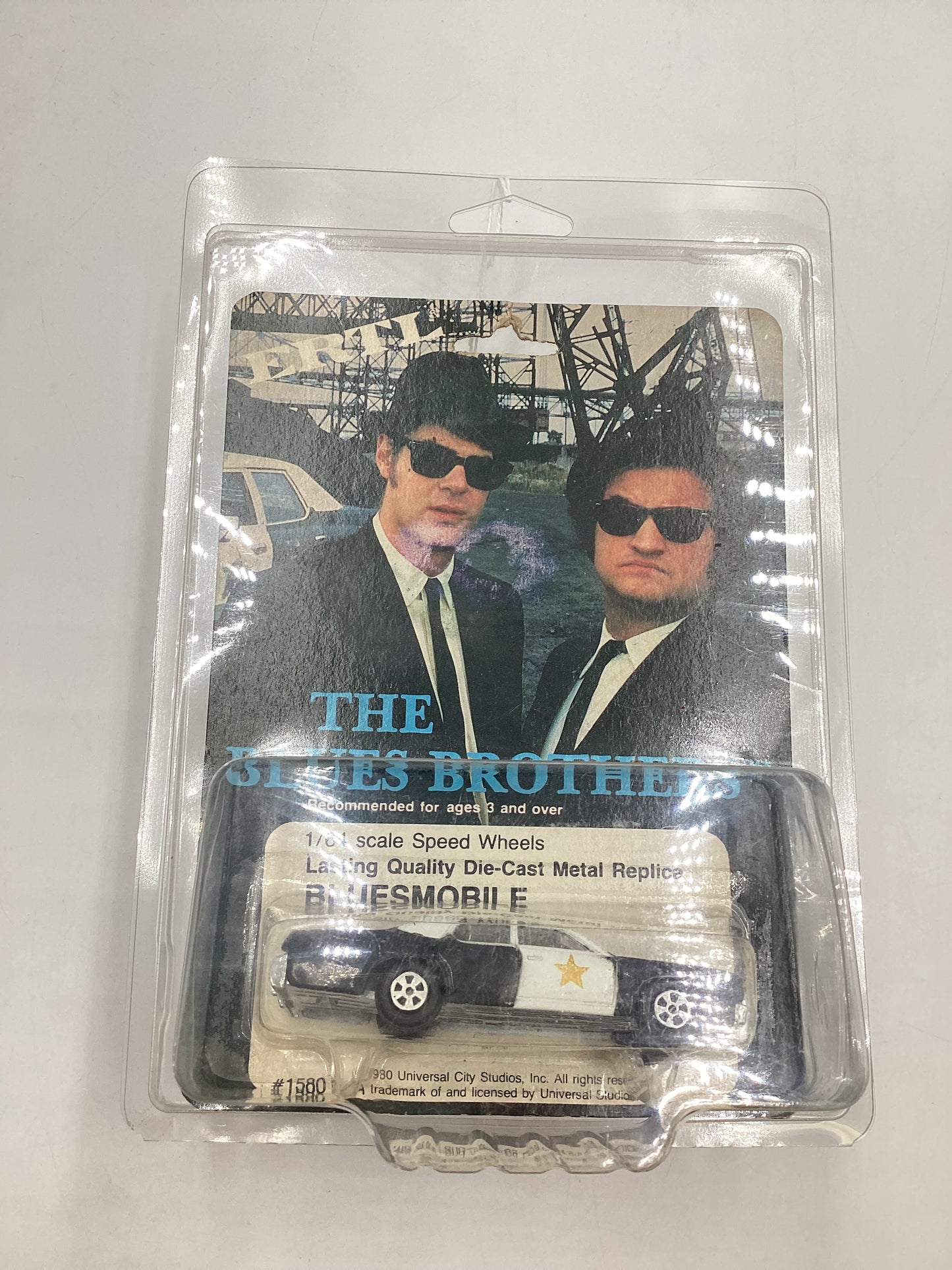 1980 Ertl The Blues Brothers Bluesmobile #1580 Right Facing with protector