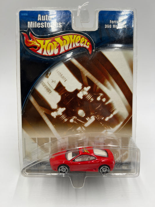 2002 Hot Wheels Auto Milestones Ferrari 360 Modena Red