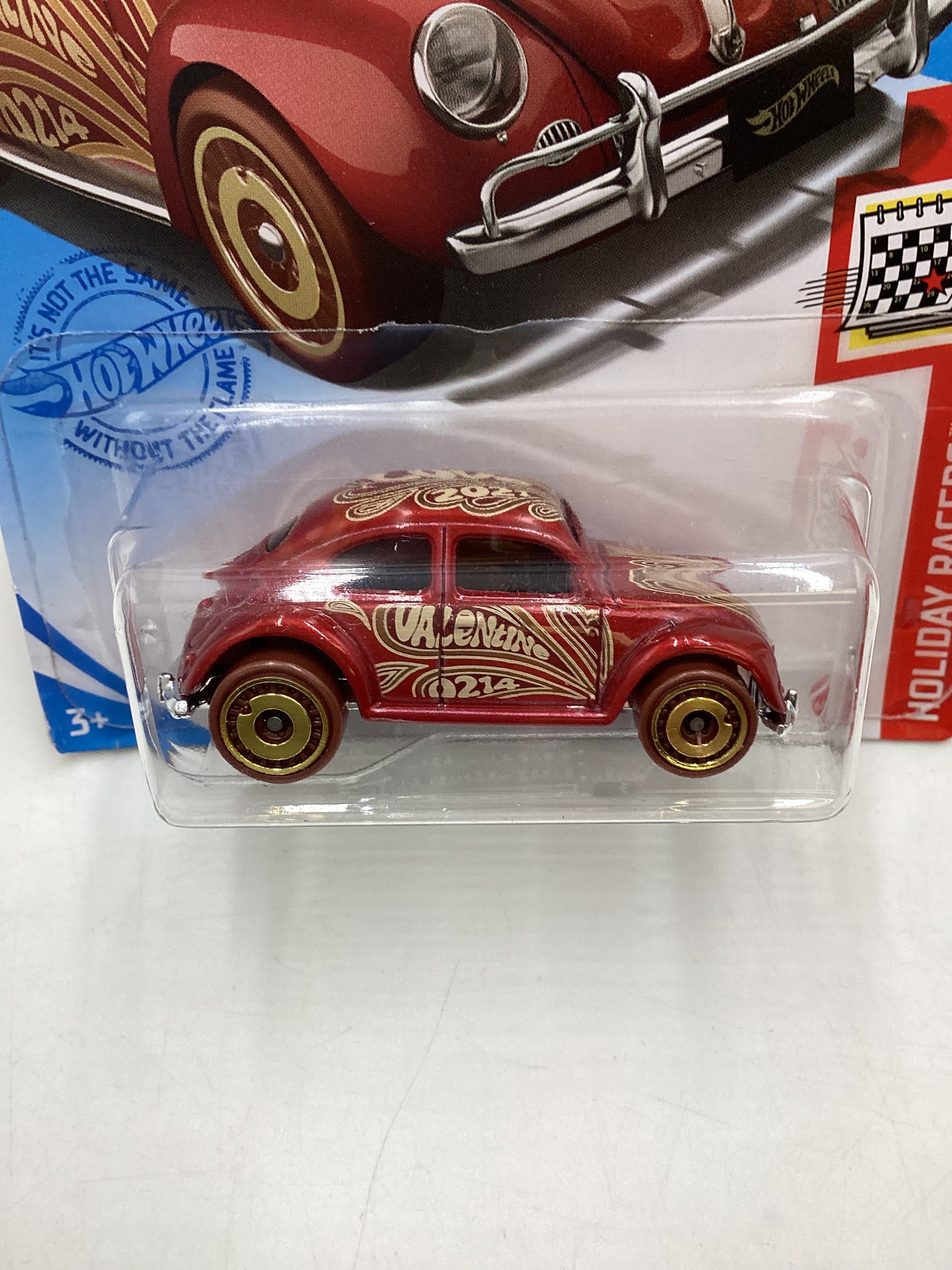 2021 Hot Wheels #96 Volkswagen Beetle Red 95E