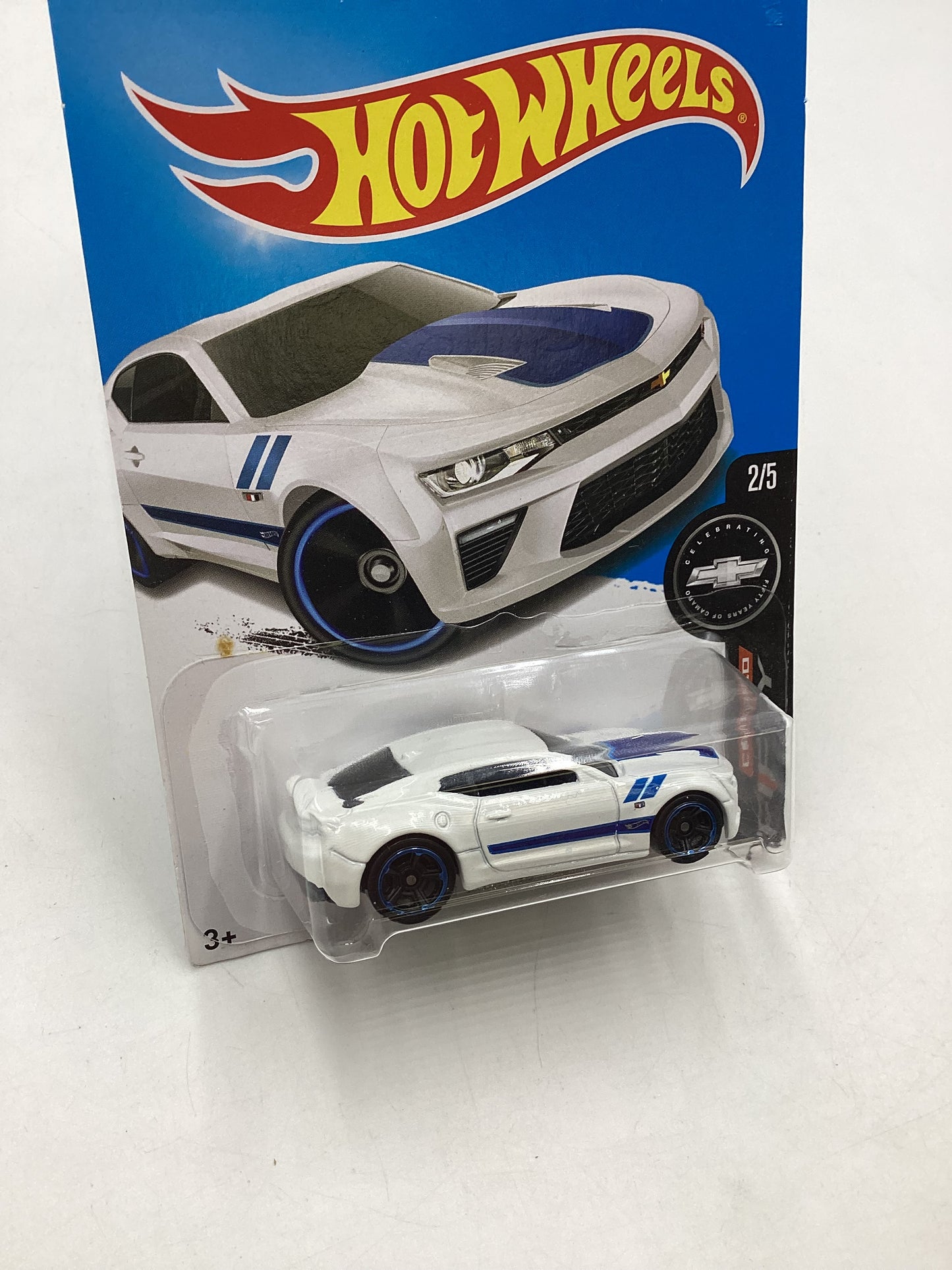 2017 Hot wheels #265 White 16 Camaro SS 3A