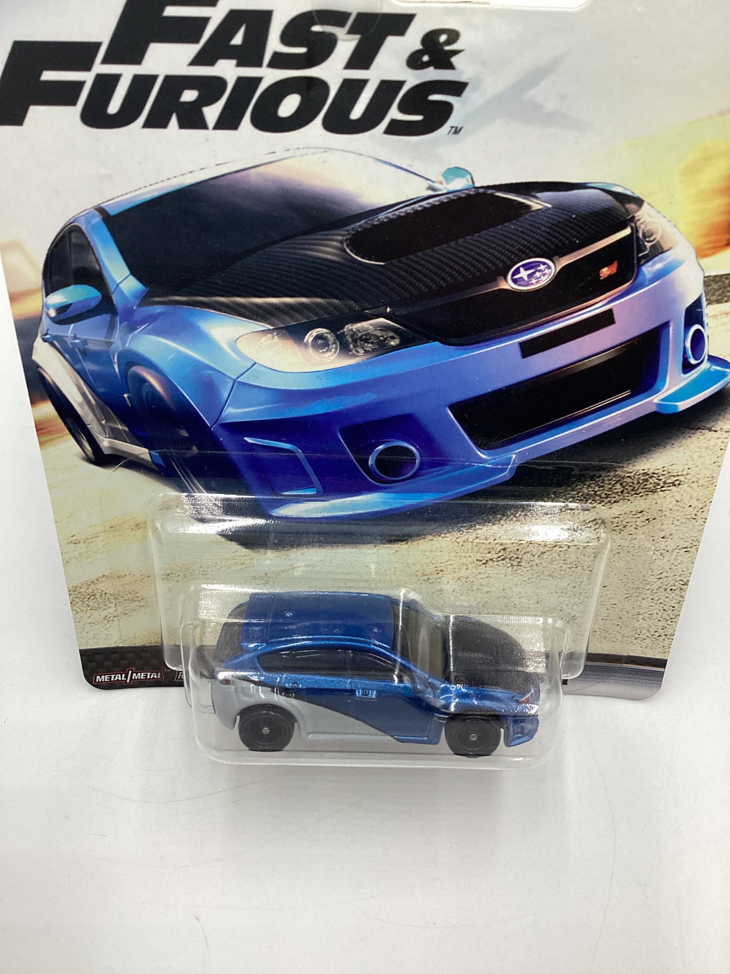 Hot Wheels Premium Fast & Furious Furious Off-Road #1 Impreza WRX STI Blue with protector