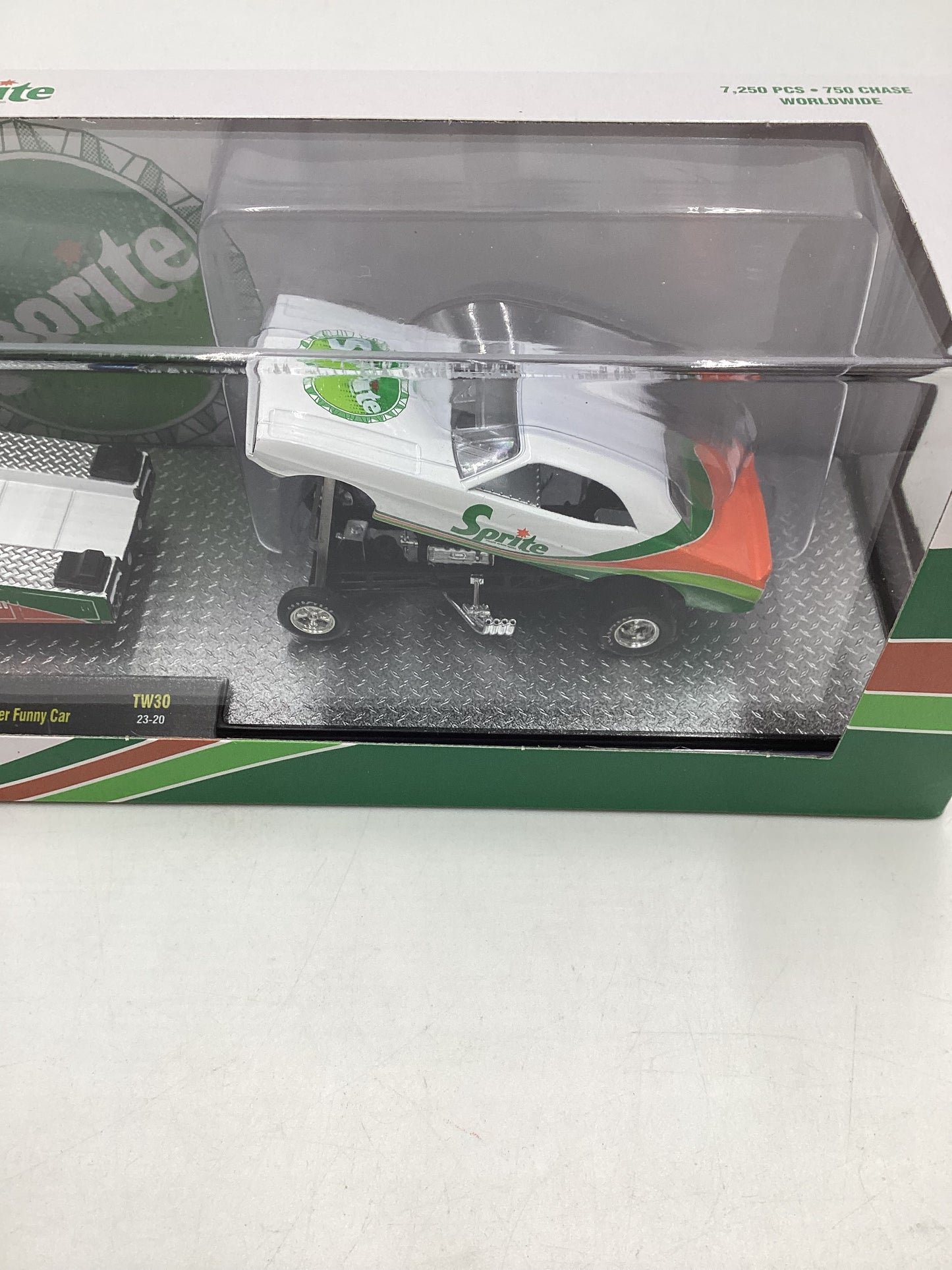 M2 hauler Sprite 1974 Dodge Truck & 1971 Dodge Challenger Funny Car TW30