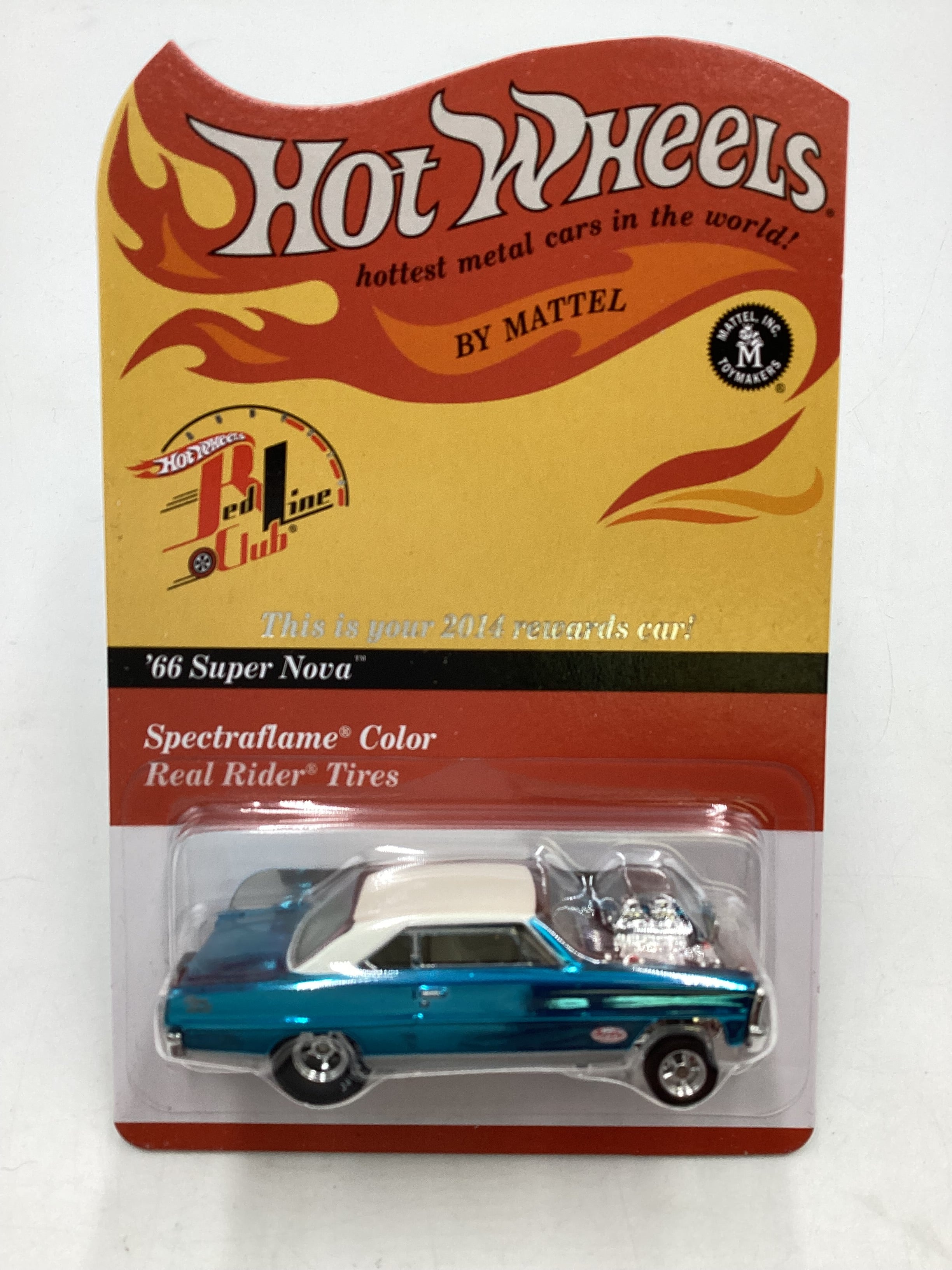 2014 Hot wheels RLC Rewards Car #09896/10200 66 Super Nova with