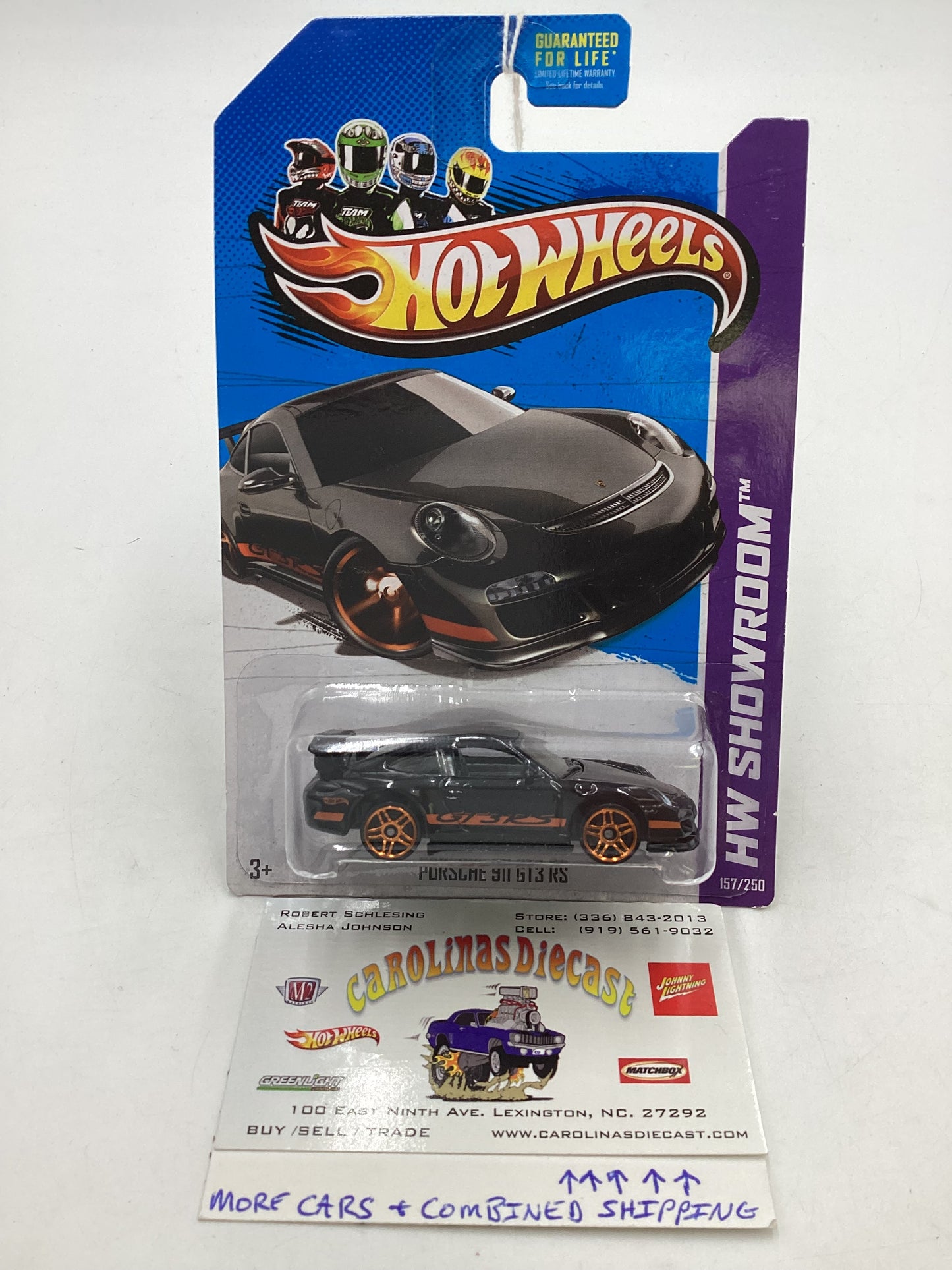 2013 Hot Wheels #157 Porsche 911 GT3 RS 98D