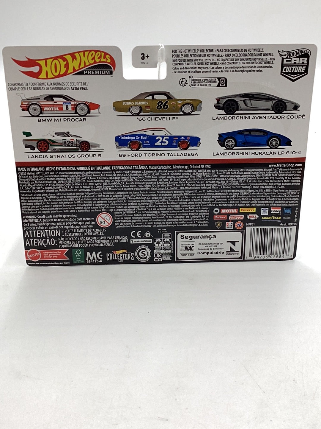 Hot wheels car culture team 2 pack target exclusive 69 Ford Torino & 69 Chevelle 283G