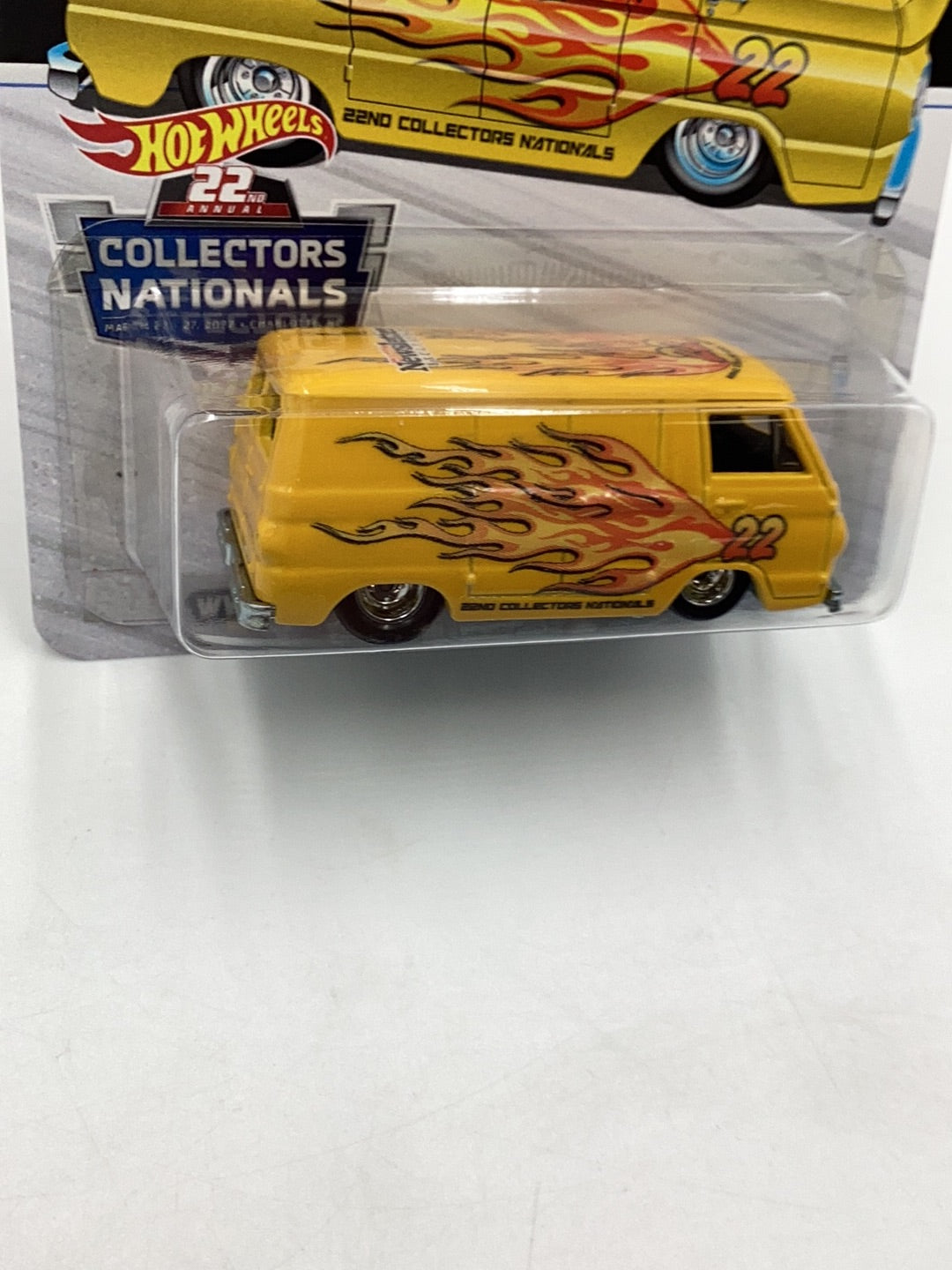 Hot wheels 22nd annual collectors Nationals newsletter car 66 Dodge A100 1 of 980 with sticker and protector