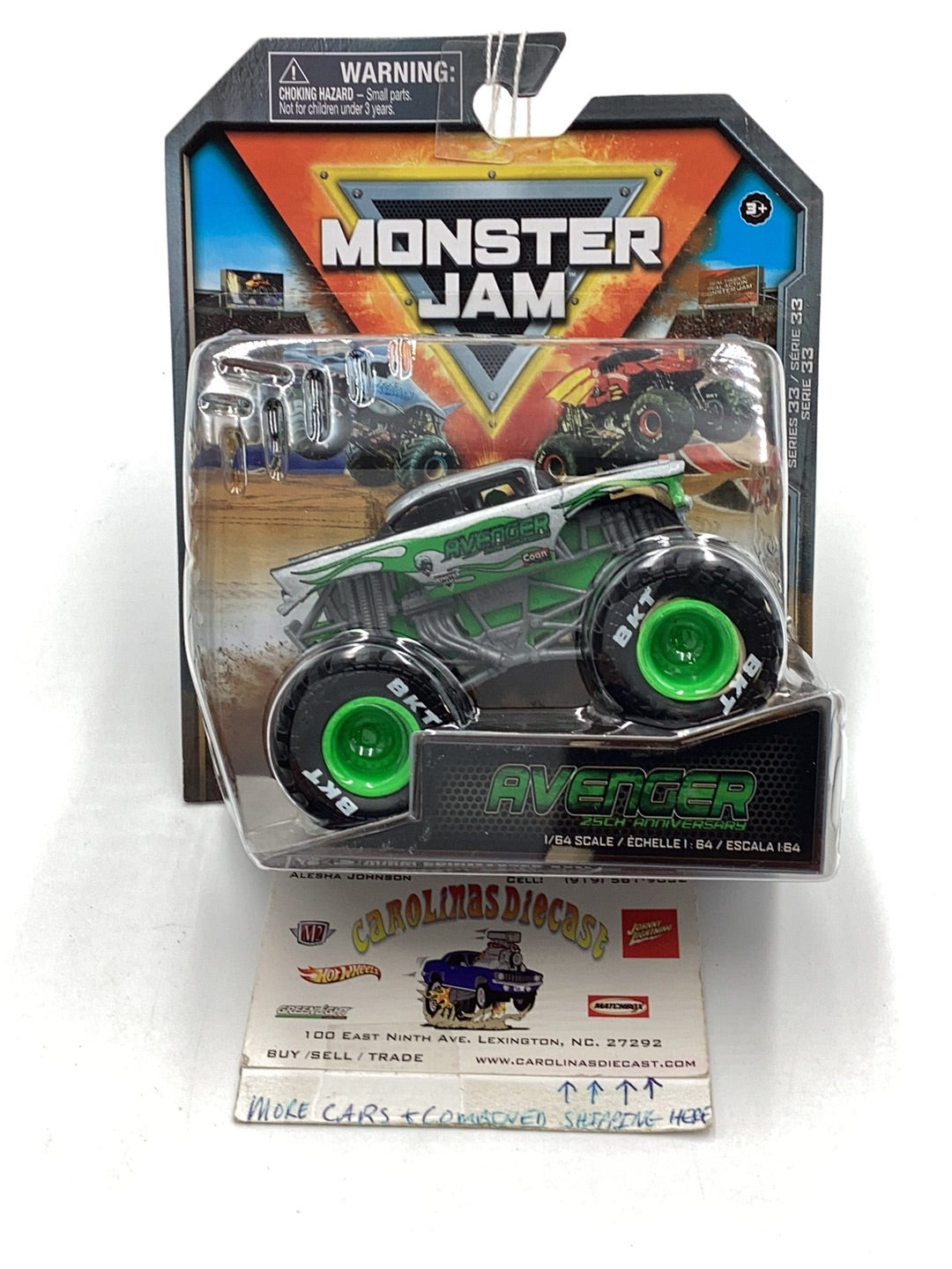 Monster Jam series 33 Avenger 125E